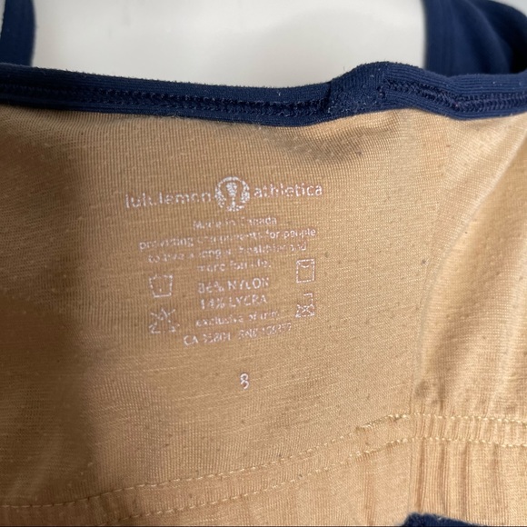 MADE IN CANADA lululemon Power Y Tank - Navy - Picture 5 of 5